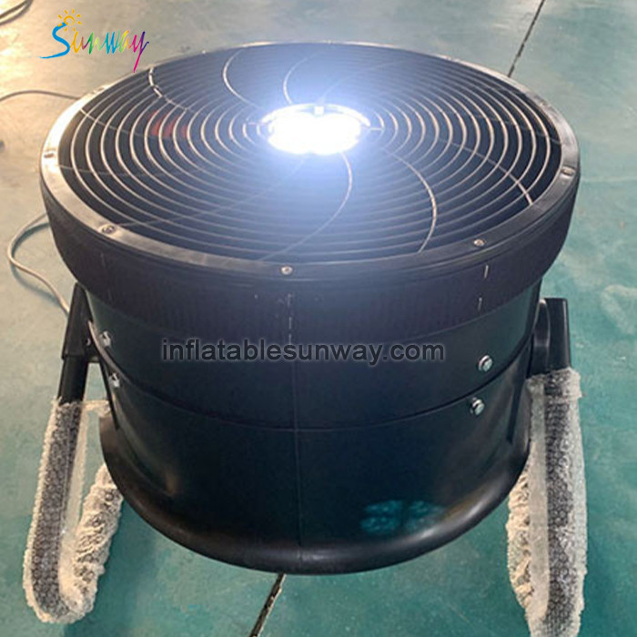 Air dancer blower with LED light